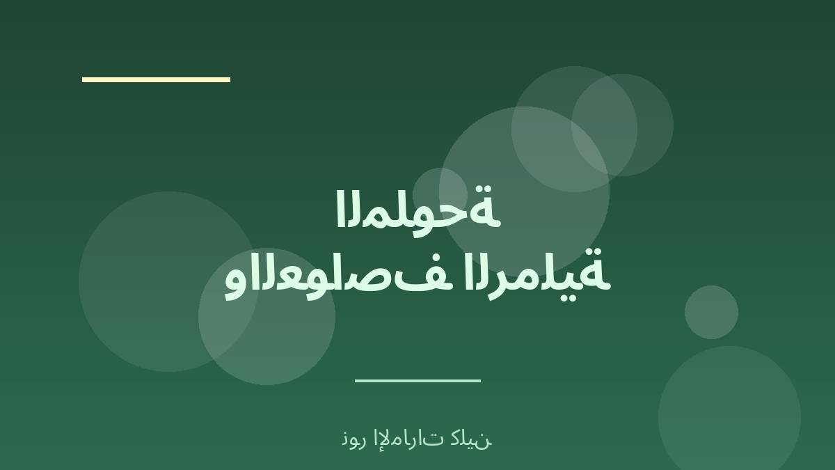 بيئة الإمارات والملوحة والعواصف - نور الإمارات كلين